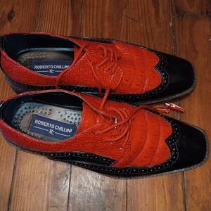Red and Black Men's Shoes